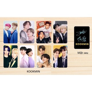 Set 8 tấm ảnh bo góc kookmin otp bts