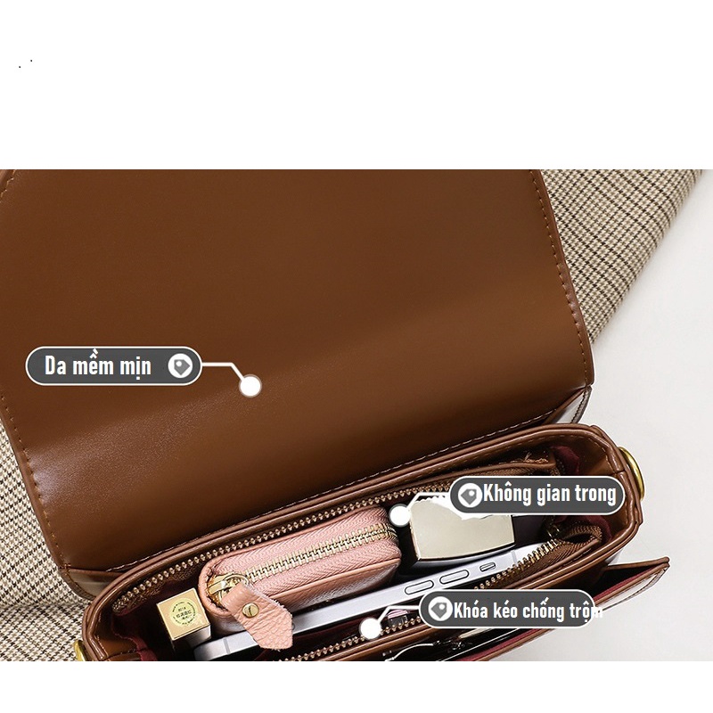 Túi đeo chéo nữ form nửa hình tròn - Saddle Bag