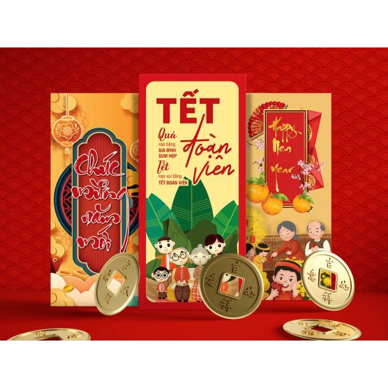 Bao Lì Xì Tết 2024 Set 10 chiếc