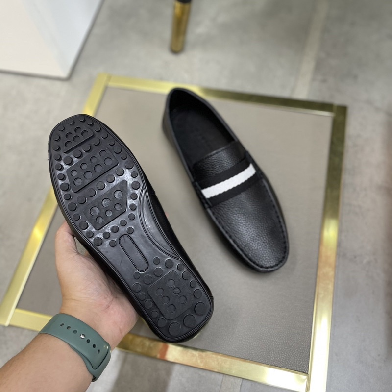 Giày lười nam Baly da bò mới nhất 2023 thiết kế đơn giản form ôm chân đế dương