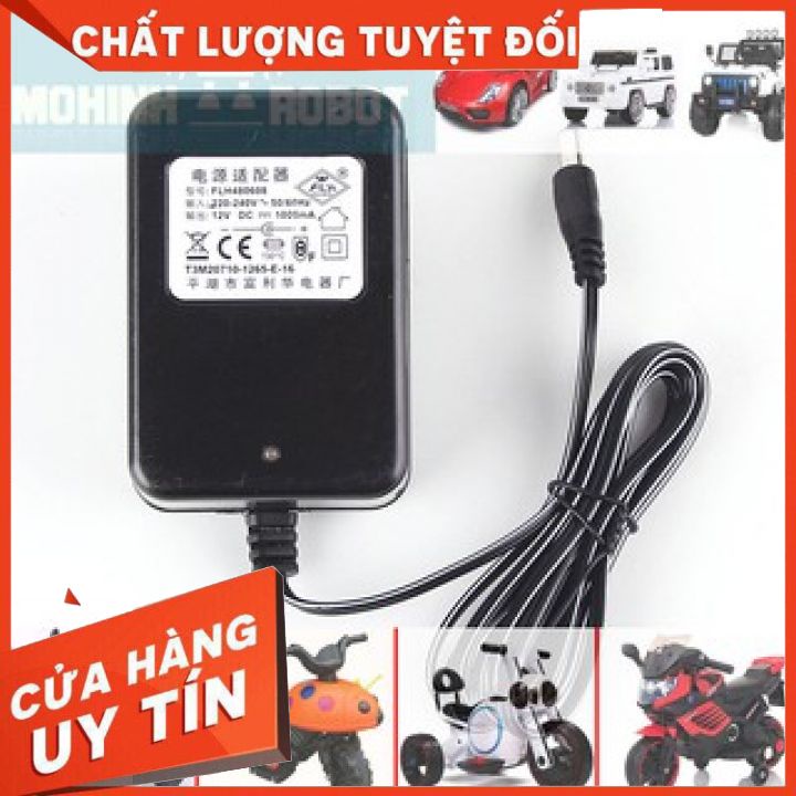 Sạc ắc quy 6V-12V dành cho xe điện trẻ em