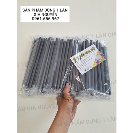 Gói 400G Ống Hút Nhựa Phi 12  Uống Trà Sữa Trân Châu, Trà Sữa Pudding, Trà Chanh Thạch,...