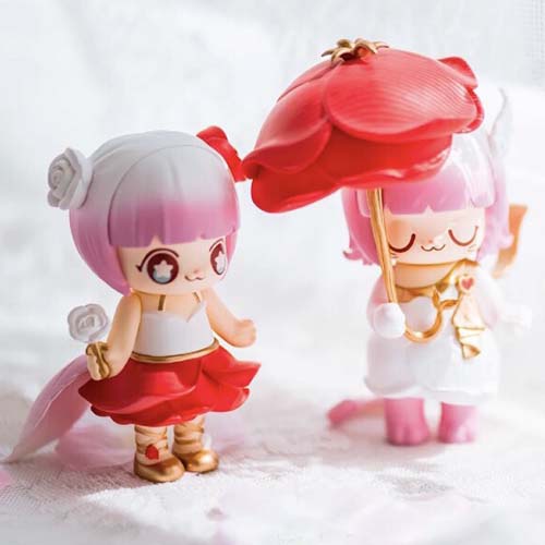 ★Hgtoys★ Set 52 Mô Hình Búp Bê Kimmy & Miki Ngôn Ngữ Hoa Trang Trí