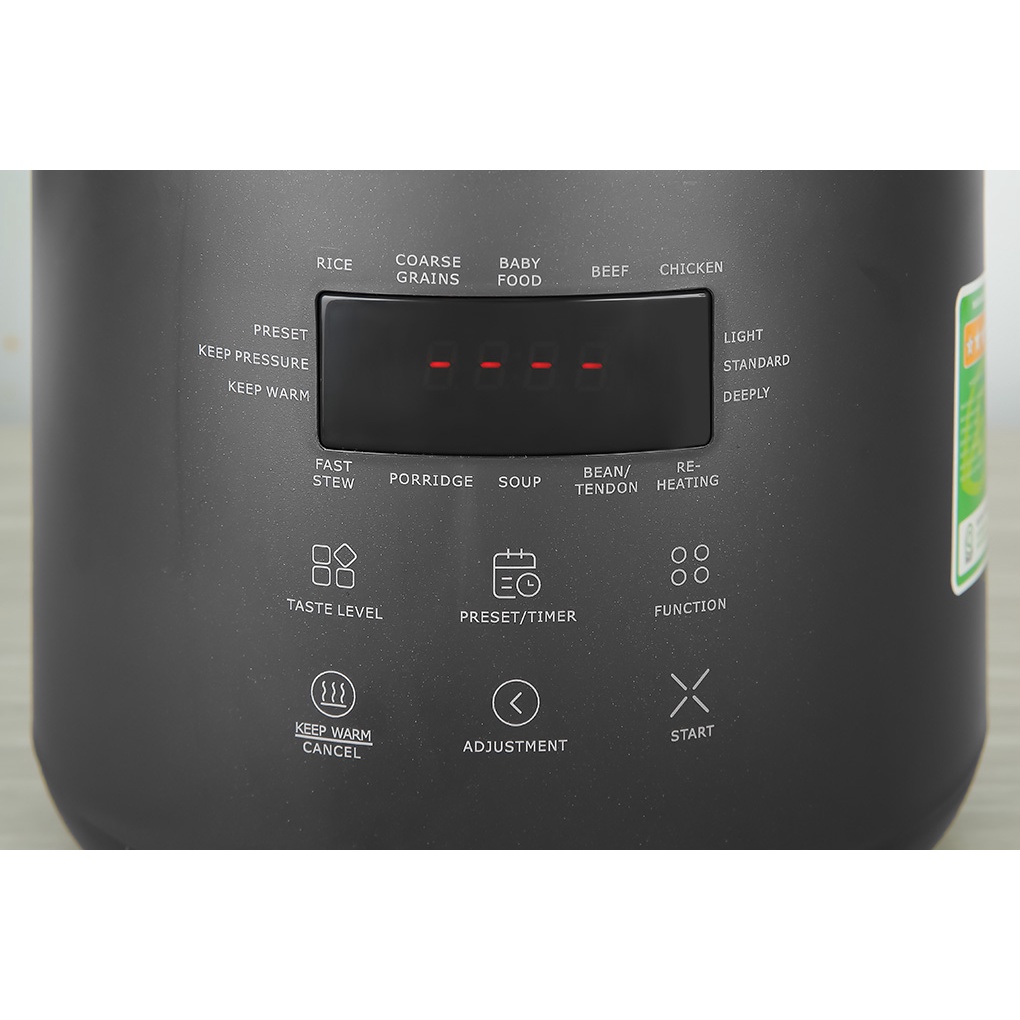 Nồi Cơm Áp Suất Mishio MK303 nấu cháo em bé, nấu cơm nhà ít người siêu tiện lợi