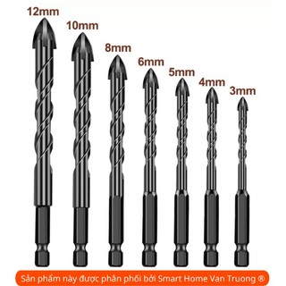 Mũi khoan 4 cạnh, mũi khoan HSS drill chuyên dụng cho máy bắt vít makita bosch tháo lắp nhanh chuôi lục giác