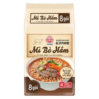 Cơmbo 8 gói mì bò hầm lốc ottogi