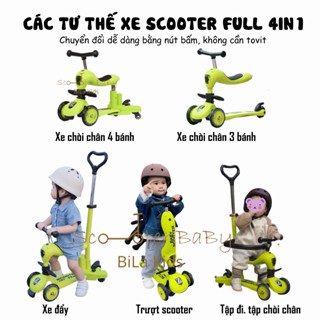 Xe scooter chòi chân cho bé zinbang 3in1 scoot and ride trượt tập đi 1 - ảnh sản phẩm 3