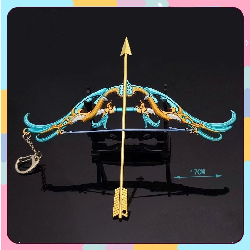 Mô hình Cung Tiếng Thở Dài Vô Tận trong Genshin Impact Dài 17cm Kim Loại Cao Cấp Siêu đẹp Mô hình trưng bày trang trí