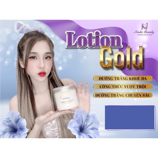Kem body siêu trắng lotion gold 150g, kem dưỡng trắng da body không bết rít