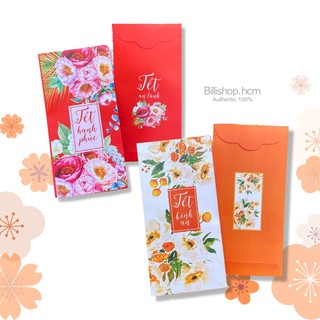 Bao lì xì tết 2023 - bao lì xì hoa tết hạnh phúc - tết bình an
