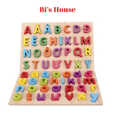 Bảng chữ cái tiếng Việt Bi's House, Đồ Chơi Trẻ Em Thông Minh Cho Bé