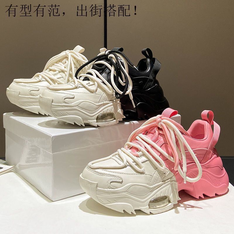 Giày Thể Thao Đế Dày Tăng Chiều Cao Màu Sắc Hợp Thời Trang Mùa Thu 2022 Cho Nữ