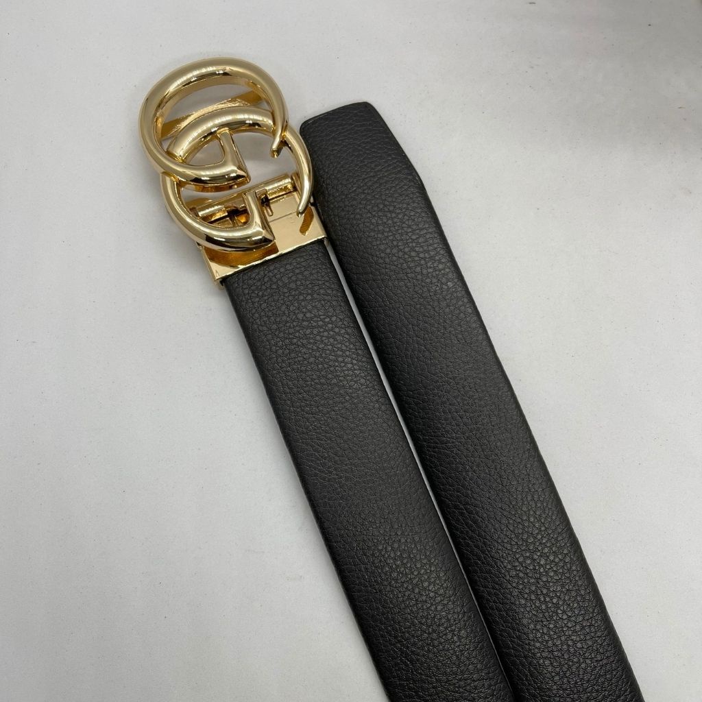 Thắt Lưng Nam - Dây Nịt Nam chữ G-G dày đẹp,mặt khóa bằng thép không gỉ sành điệu.