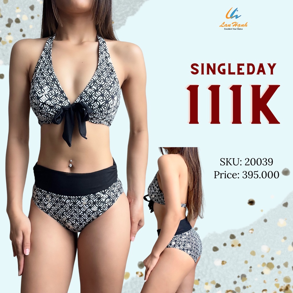 Bộ Bơi Nữ Hai Mảnh Sịp 20039-DE01