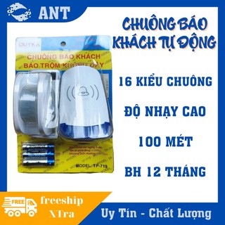 Chuông báo khách hồng ngoại, chuông báo khách tự động TP-719