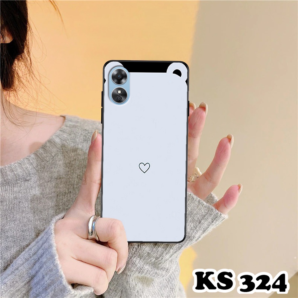 Ốp lưng Oppo A17 - A17k in hình tai thỏ - Chất liệu TPU cao cấp