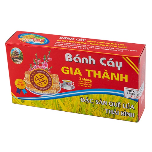 BÁNH CÁY GIA THÀNH 250g - Vị Thơm Ngọt