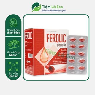 Thực phẩm chức năng FEROLIC Bổ Sung Sắt, Acid folic