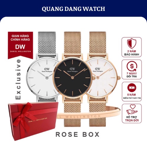 Đồng hồ nữ D.VV Classic Petite dây kim loại D.VV chính hãng fullbox - QuangDangWatch