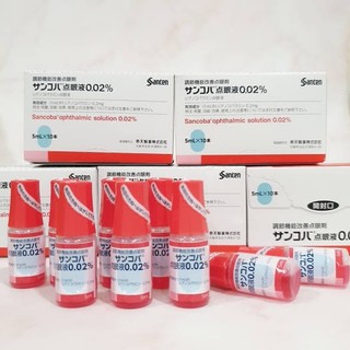 [Hộp 10 Chai] Nhỏ Mắt Sancoba Nhật Bản 5ml