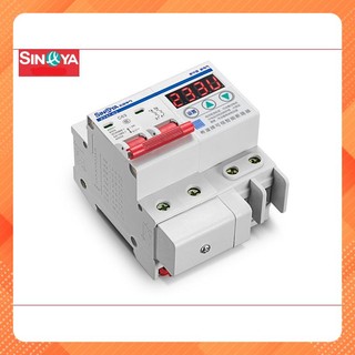 Bảo vệ chống quá áp, thấp áp TÍCH HỢP APTOMAT Có màn hình hiển thị 1 pha 63A