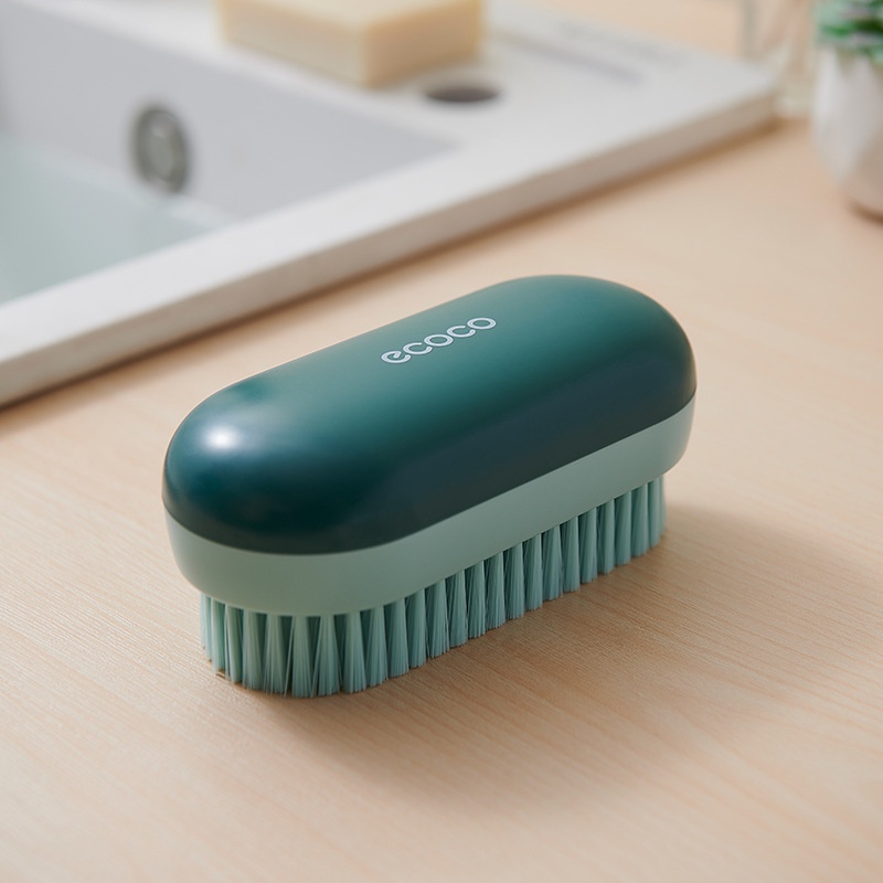 Bàn chải giặt đồ lông mềm ECOCO chính hãng, bàn chà quần áo làm sạch đa năng E2220