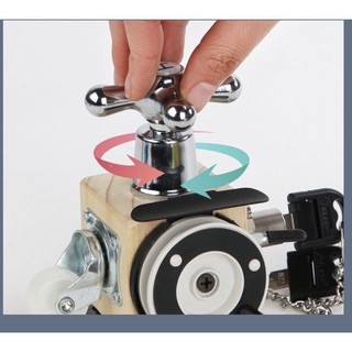 Busy cube cục gỗ bận rộn - Bộ đồ chơi giáo dục sớm đa chức năng cho bé
