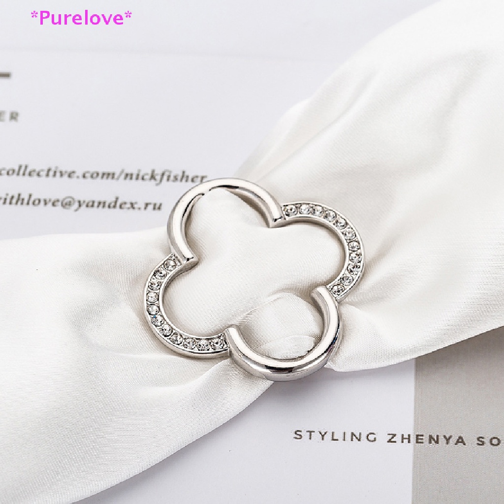 Purelove > Kẹp Khăn Quàng Cổ Đính Đá Thời Trang Thanh Lịch Cho Áo Sơ Mi Voan Và Khăn Quàng Cổ Mới