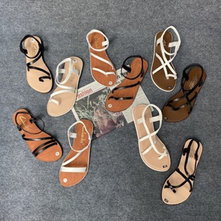Giày sandal nữ quai mảnh đế bệt dây chéo nhiều mẫu- giày dép đi học nữ