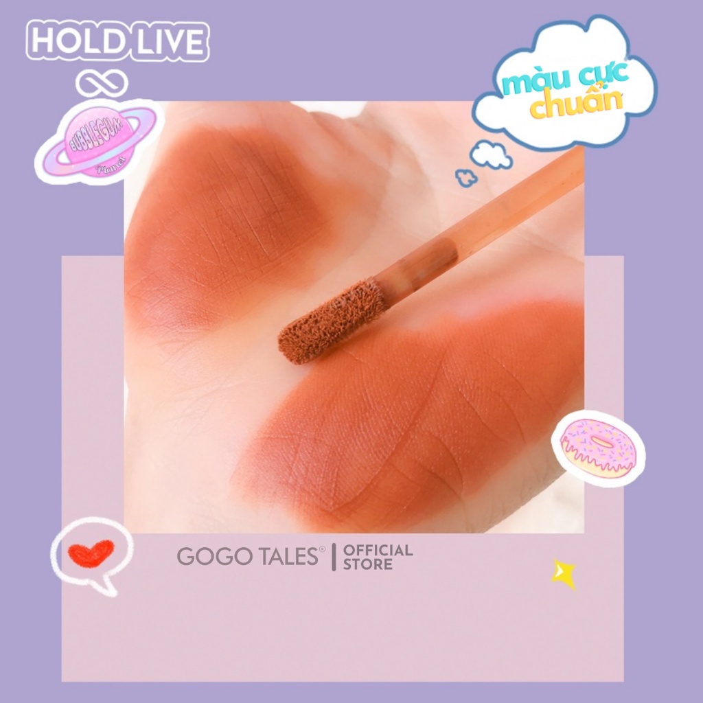 Son kem lì Hold Live mềm mịn lâu trôi Tím Maddie Bear HL460 chính hãng nội địa trung