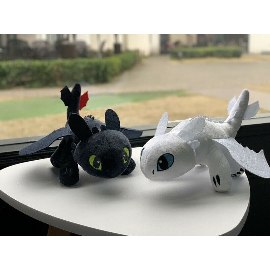 20cm/25cm/35cm/45cm How to Train Your Dragon Toothless Night Fury Stuffed Plush Toy Doll Soft Toys Cute Comfortable Gift