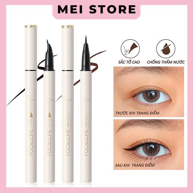 Bút Kẻ Mắt Nước FOCALLURE Siêu Mịn Khô Nhanh Chống Thấm Nước Lâu Trôi 0.6g