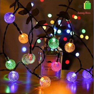 Đèn led bi bọt trang trí ngoài trời, chống nước, dây đèn nháy Led viên bi bọt nước màu và và đủ màu siêu đẹp