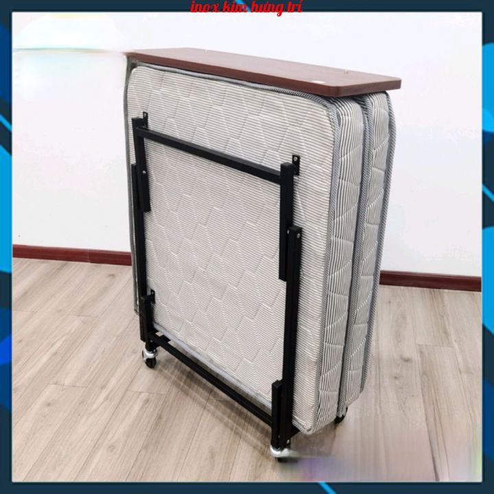 GIƯỜNG GẤP EXTRA BED 9CM - NỆM MOUSSE KHUNG SẮT SƠN TĨNH ĐIỆN