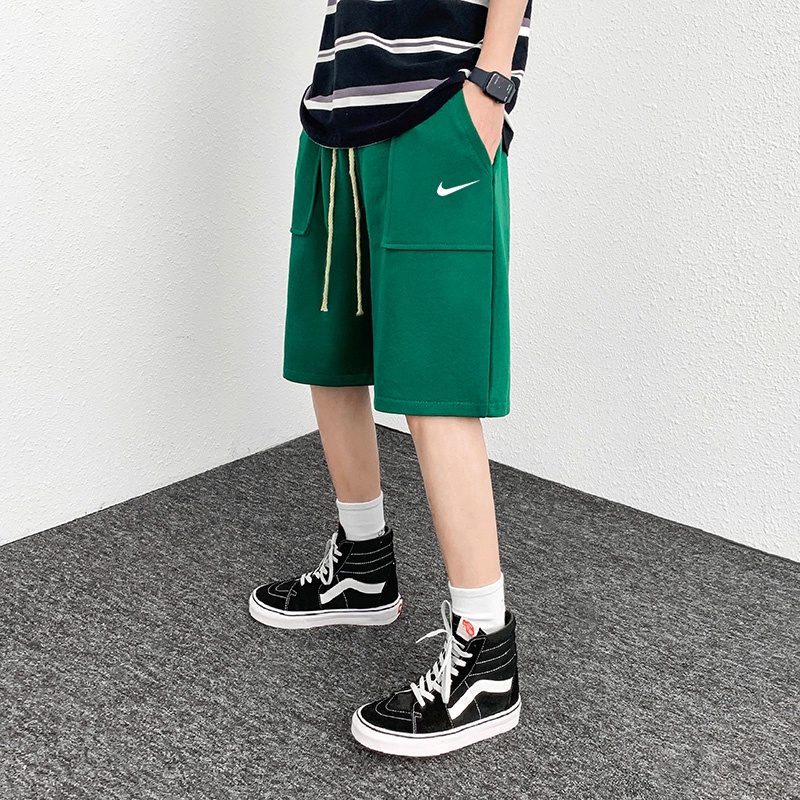 Quần Short Thể Thao Vải cotton Mềm Dáng Rộng Thoải Mái Cho Nam