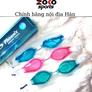 Kính bơi chính hãng Phonix 204 Hàn Quốc , chuẩn hãng Fullbox có nút tai giá rẻ , chống tia UV , chống mờ ,  - ZOKO SPORT