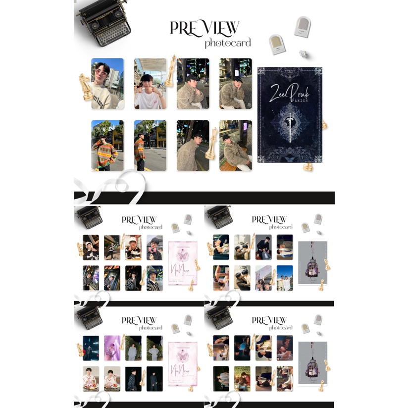 SET 16 CARD - ZeeNuNew - tặng kèm sheet