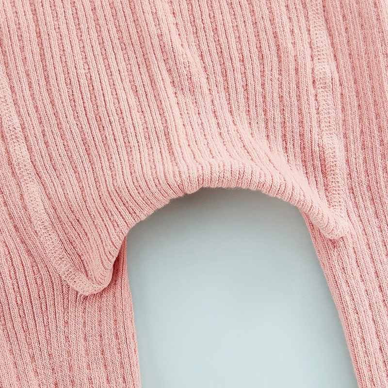 Aqq-quần Tất Dệt Kim Eo Cao Phối Ren Trơn Cho Bé Gái