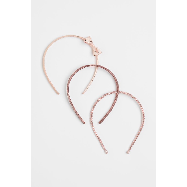 Set 3 bờm tóc xanh đỏ HM H&M_hàng chính hãng Anh