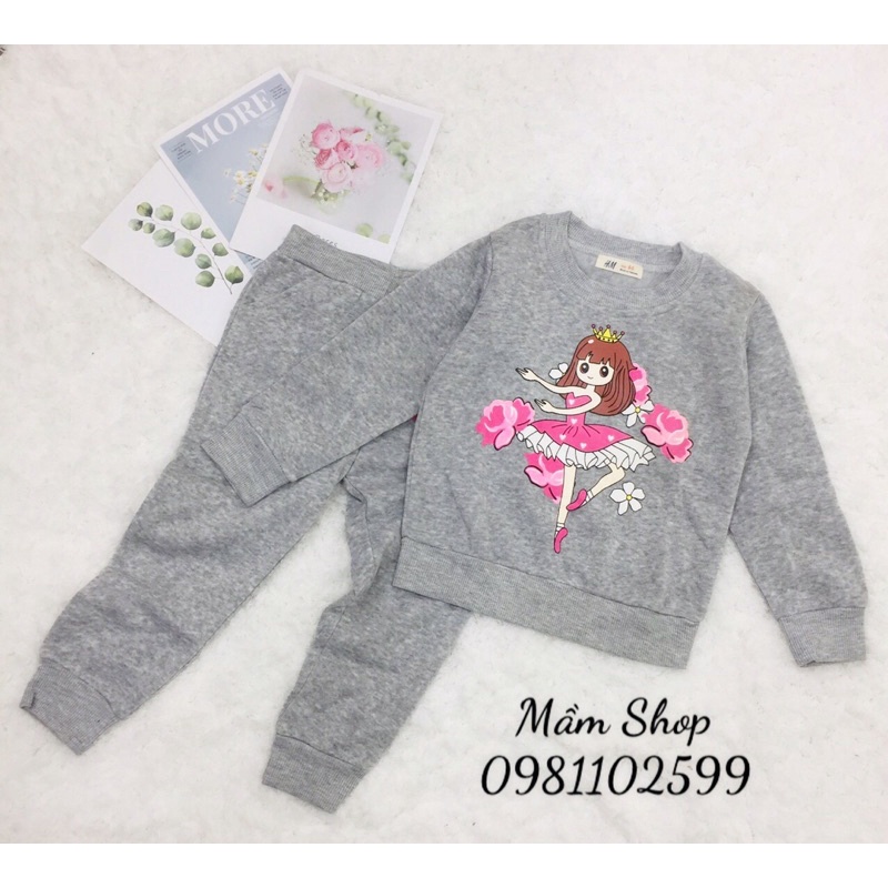 Bộ HM nỉ bé gái