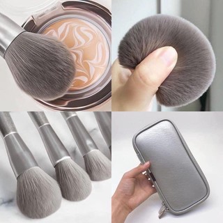 bộ cọ bạc 14 cây có bao da đựng cọ