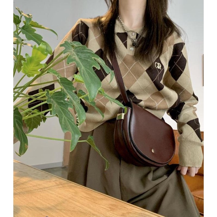 NZN Áo sweater Cổ polo Đính Đá Thời Trang Mới Cho Nữ