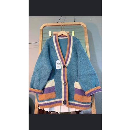Xả khoác len cardigan