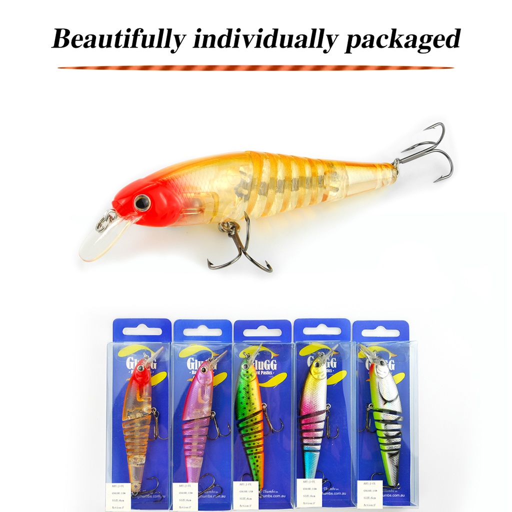 1 Mồi Câu Cá Nước Mặn Cứng Kèm Móc Câu 110mm / 18g