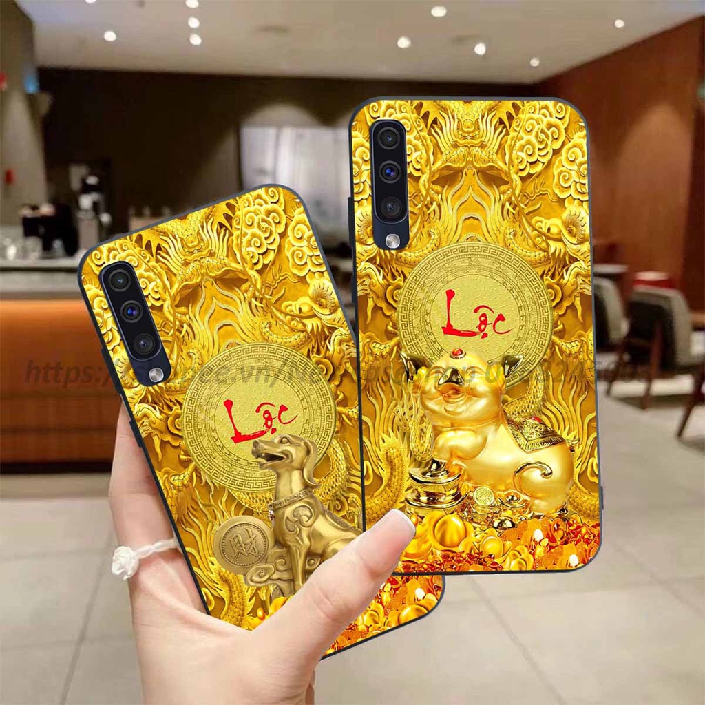 Ốp Samsung A30s / A50 / A50s / A70 in hình 12 Con Giáp Tài Lộc 3D
