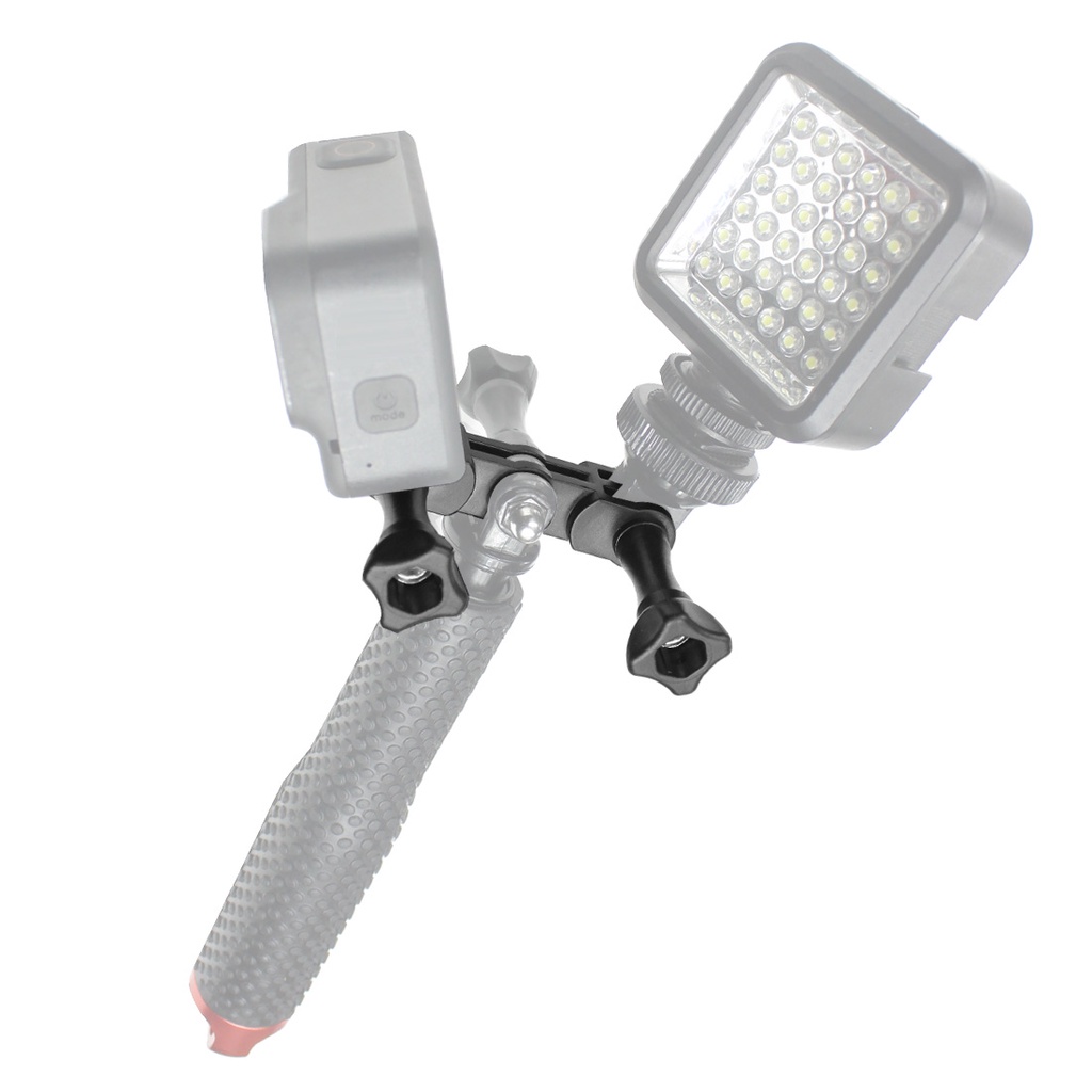 Xt Giá Đỡ Cầu Đôi Bằng Nhựa / Hợp Kim Nhôm cnc Cho Tay Cầm Máy Ảnh Chuyên Nghiệp