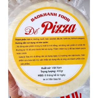 Set 5 đế pizza đã kèm lá thơm