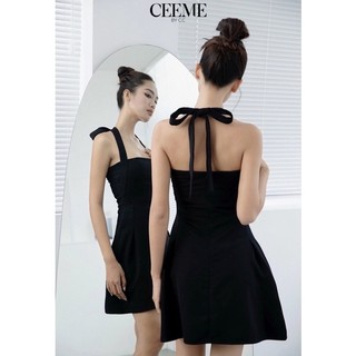 Lala dress - đầm yếm thắt nơ ceeme