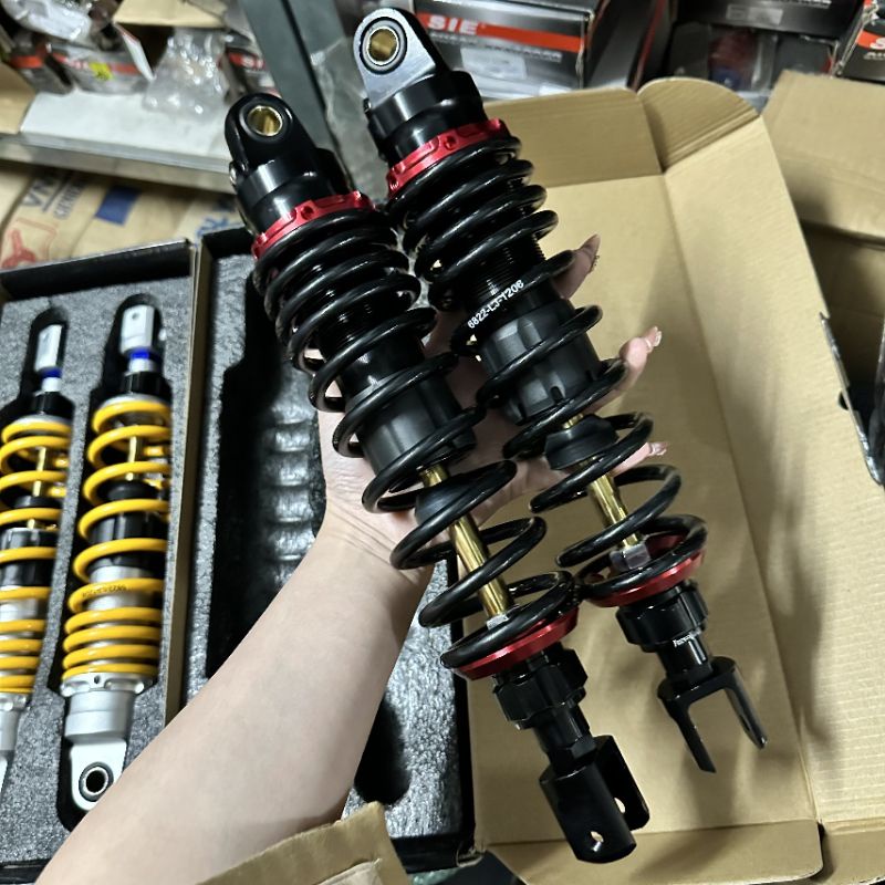 Phuộc Nhún Sau NITRON / OHLINS gắn cho AB ( Air Blade ) Nouvo 4 5 6 PCX Feliz Ps Sh ý Dylan Size 320mm...