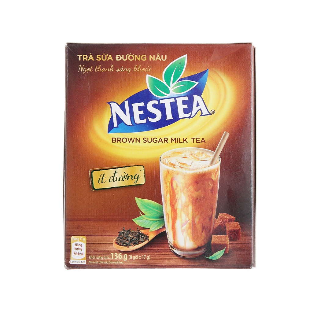 Combo 5 hộp Trà sữa đường nâu NESTEA  / Trà sữa đường nâu NESTEA 136g